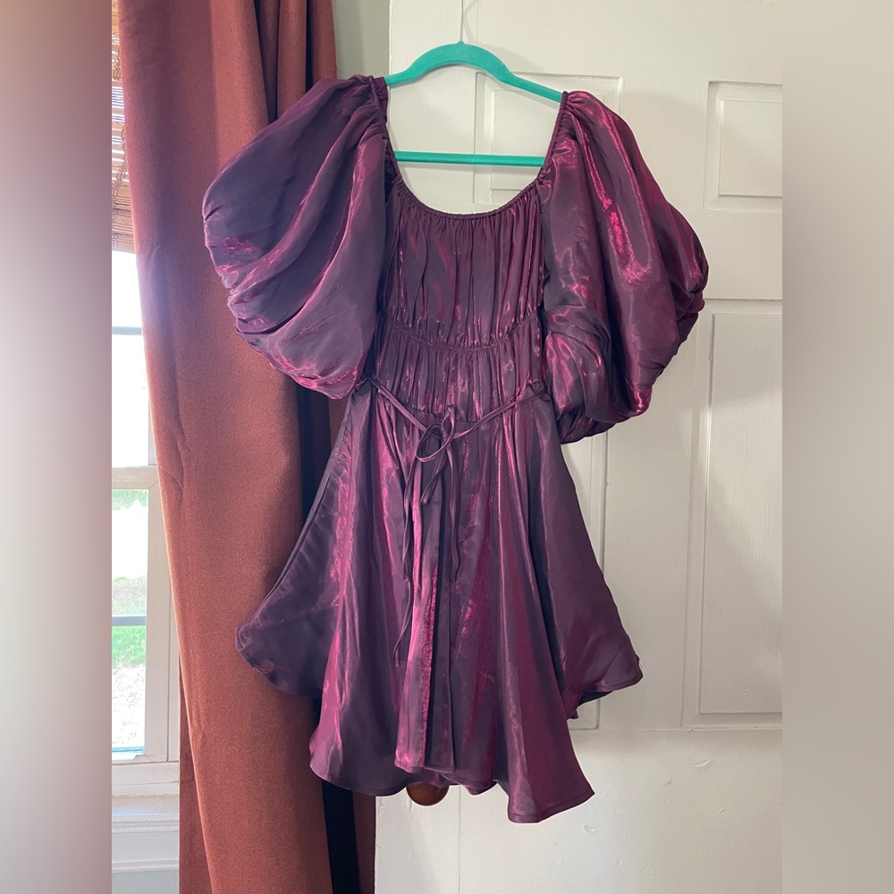Altar'd State Women’s Dress in Shimmering Purple